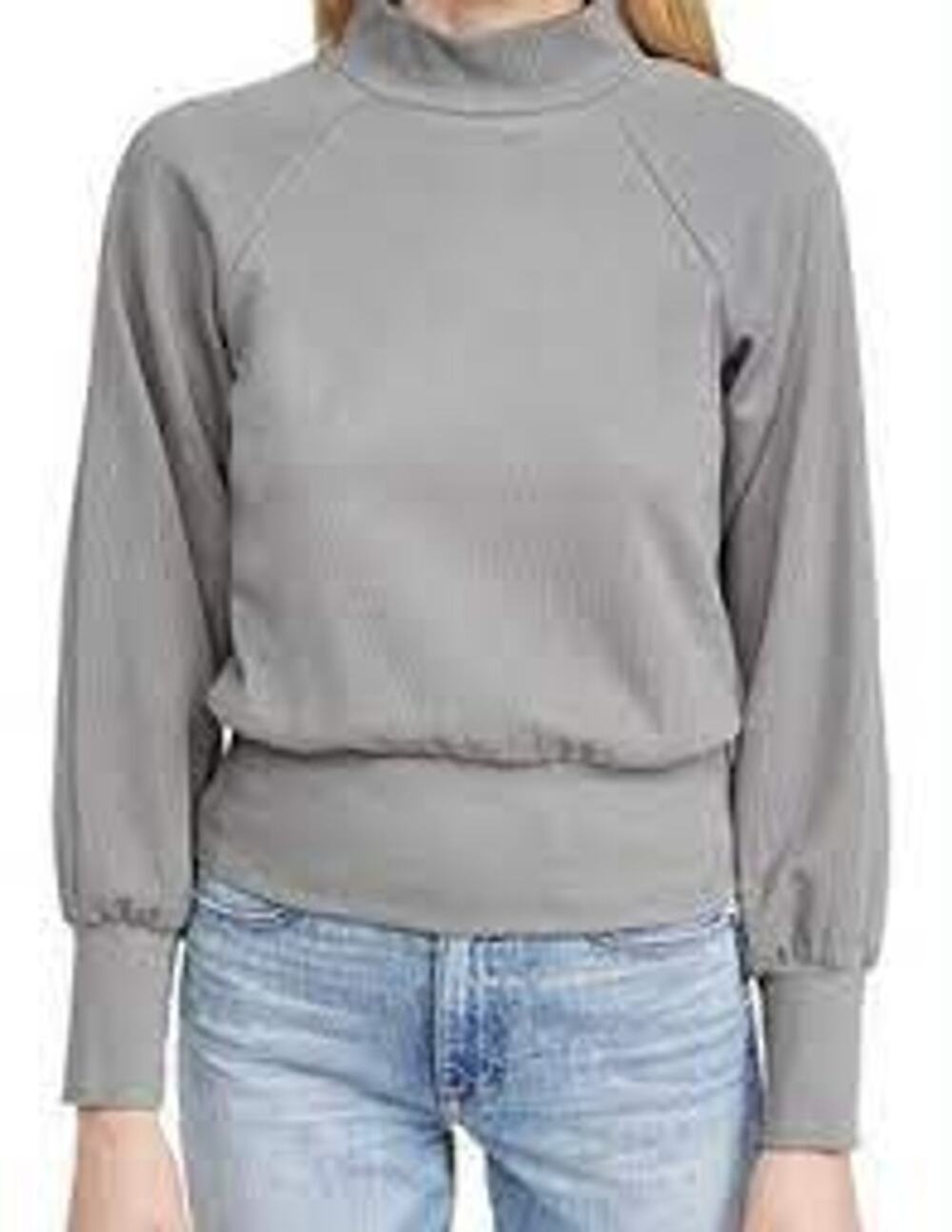 Line and Dot Monroe Turtleneck Gray Womens Size Large